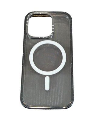 Mm1U CASETiFY Impact Case w/ Magsafe for iPhone 16 Pro 6.3'' Clear/Black Used