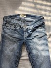 Rare Big Star Janae Skinny Jeans Sz 25 Low Rise Distressed Raw Hem Light Wash — photo 3