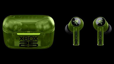 Razer Hammerhead True Wireless Pro Xbox 25th Anniv Bluetooth ANC Green