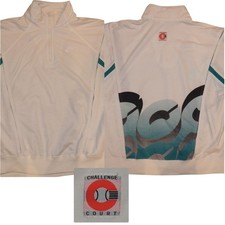 Vintage 1990s Nike Challenge Court Andre Agassi 1/4 Zip Jacket Men's Size Large