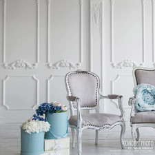 PNL16X20AS-02 16"W x 20"H x 1/2"P Ashford Molded Scalloped Wainscot Wall Panel