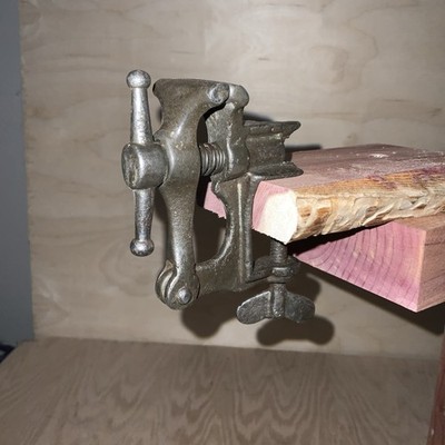 Antique Jewelers Watchmakers Vise With Anvil