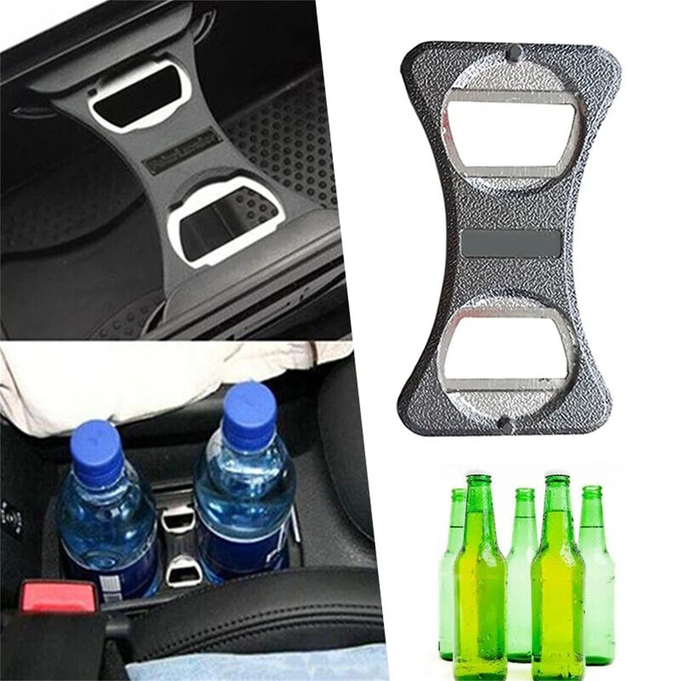 Car Bottle Opener Cup Divider Holder Kit For VW GOLF JEETA MK5 MK6 GTI R3 - Image 4 of 4