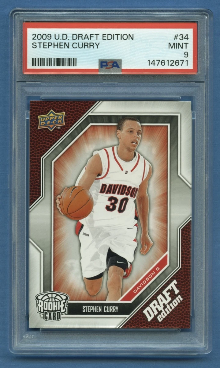 Stephen Curry Professional Sports Authenticator (PSA) Basketball