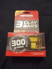 Mothers California Gold Clay Bar 100g Pack of 3 Car Detailing Paint Surface Clea