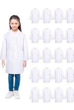 20 Pcs -Unisex - Kids - Small - Lab Coat Bulk Halloween Children Science Doctor