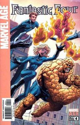 Marvel Age Fantastic Four #4 FN; Marvel | All Ages - w/Bag+Board