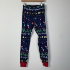 Hanna Andersson Adult Unisex Marvel Avengers Holiday Long John Pajama Bottoms L