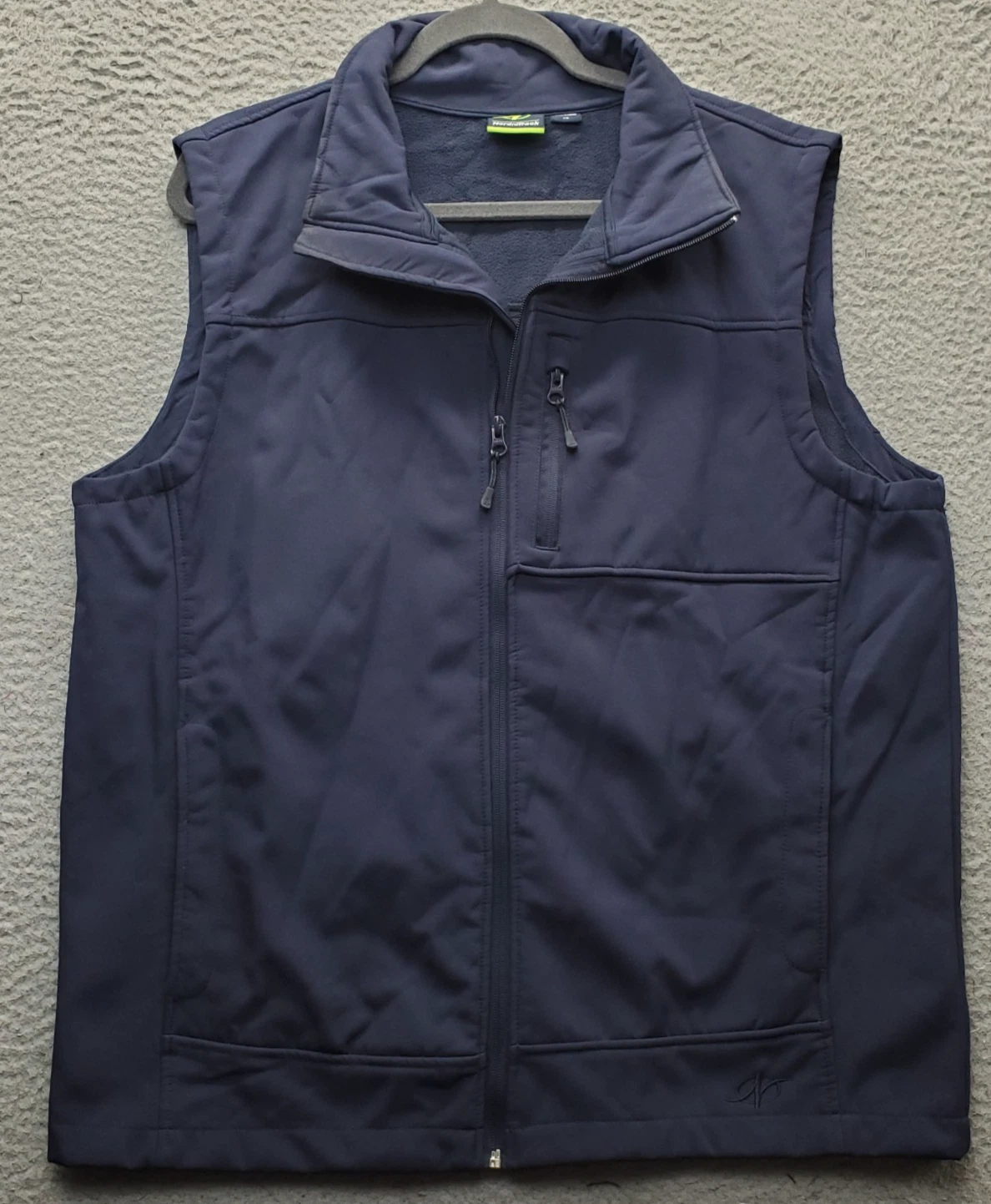 NordicTrack Regatta Flux Softshell Bodywarmer Vest Mens L Navy Water Resistance