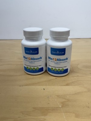 True Cellular Formulas Min12absorb Sea Derived Mineral 60 Count Lot Of 2