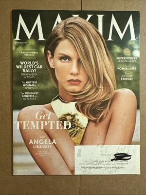 Maxim Magazine October 2014 Angela Lindvall