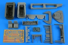 AHM-2280 Aires Hobby 1/32 Me262B1a Cockpit Set For RVL