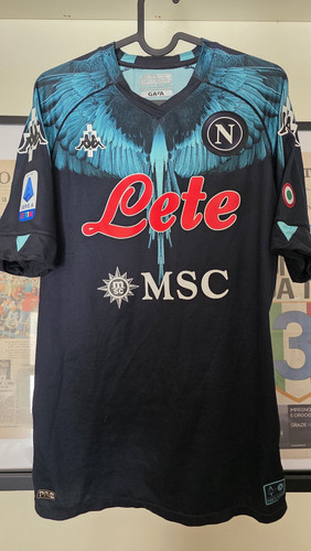 Maglia Calcio SSC NAPOLI 2020 2021 Limiter Edition Burlon #20 ZIELINSKI tg L - Foto 3 di 8
