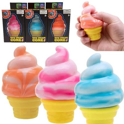 NeeDoh NICE CREAM CONE Ice Cream Squishy Toy 2026 NEE DOH Stress Ball