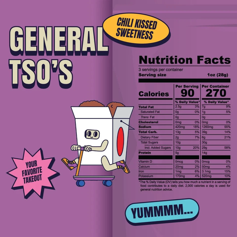 Co. Paquete Variety Vegan Jerky 3 OZ. Paquete de 6 (barbacoa Smoky Carolina, Buffalo Hot Win Foto 2 de 4