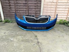 SKODA OCTAVIA 2014-2017  COMPLETE FRONT BUMPER IN BLUE