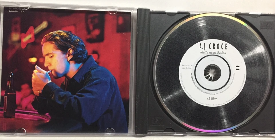 A.J. Croce (Jim 's Son) - That's Me in the Bar (CD,1995,Private) RARE 1st PRESS! - Imagem 4 de 4