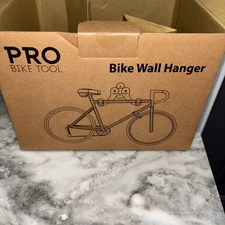 PRO BIKE TOOL Bike Wall Mount - Horizontal Indoor Bike Rack for 1 Bicycle - RED