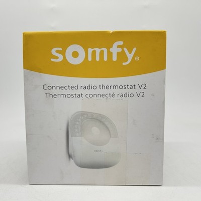 SOMFY 1870775 - Radio verbundene Thermostat V2, Wireless, für Heizung oder einze