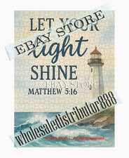 500 piece jigsaw puzzle Let Your Light Shine christian inspir
