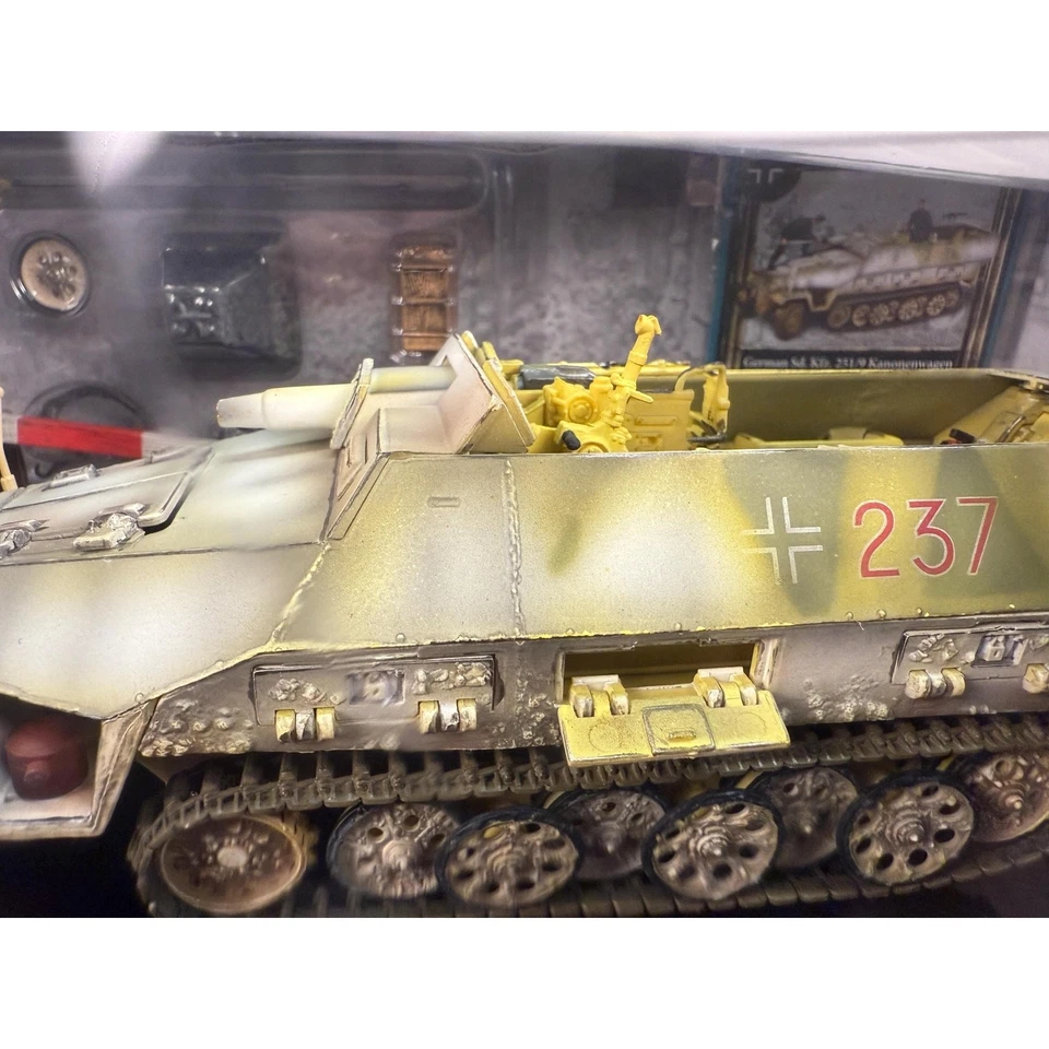 Vehículo blindado alemán Fuerzas del Valor Kanonenwagen Segunda Guerra Mundial modelo fundido a presión nuevo en caja Foto 4 de 4
