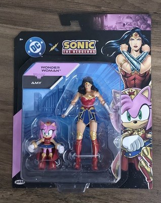 DC x Sonic the Hedgehog - Wonder Woman & Amy Action Figure 2-Pack 2025 NIB Wave2