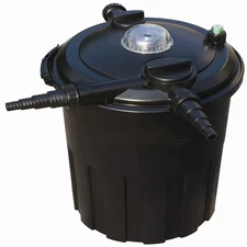 Bio Pro 4000 Pressure Filter Built-In 24-Watt Clarifier for Ponds to 4,000 Gal.