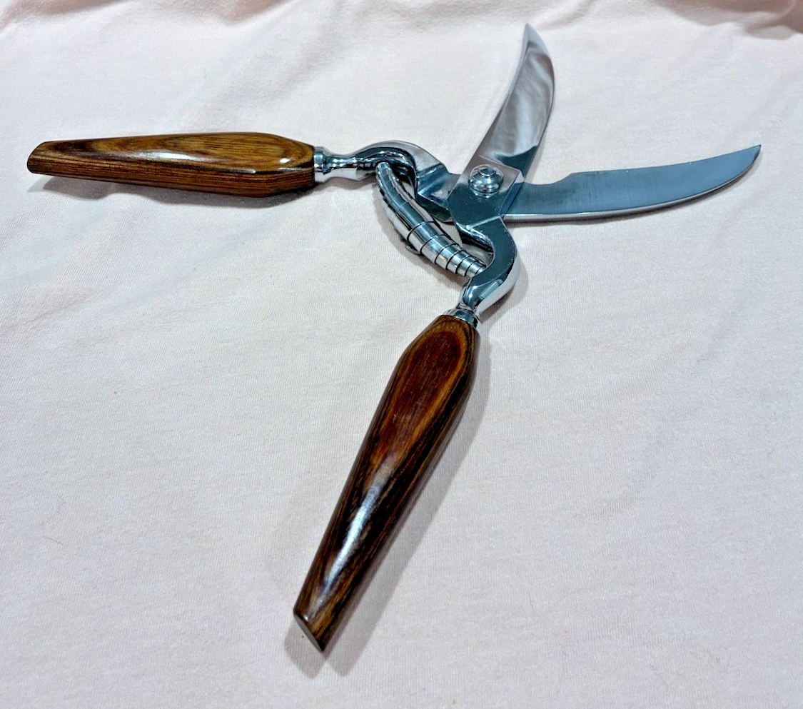 VOOS Heavy Attractive 10-3/4" Poultry/Kitchen Shears Pakkawood Handles~USA Made
Opens in a new windo