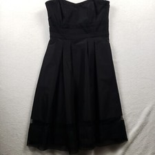 White House Black Market Little Black Dress Night Out Cocktail Formal WM SZ 0