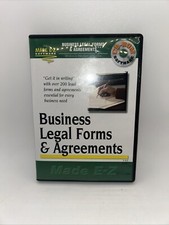 Business Legal Forms and Agreements CD-ROM Made E-Z Software OVER 200 Legal Docu