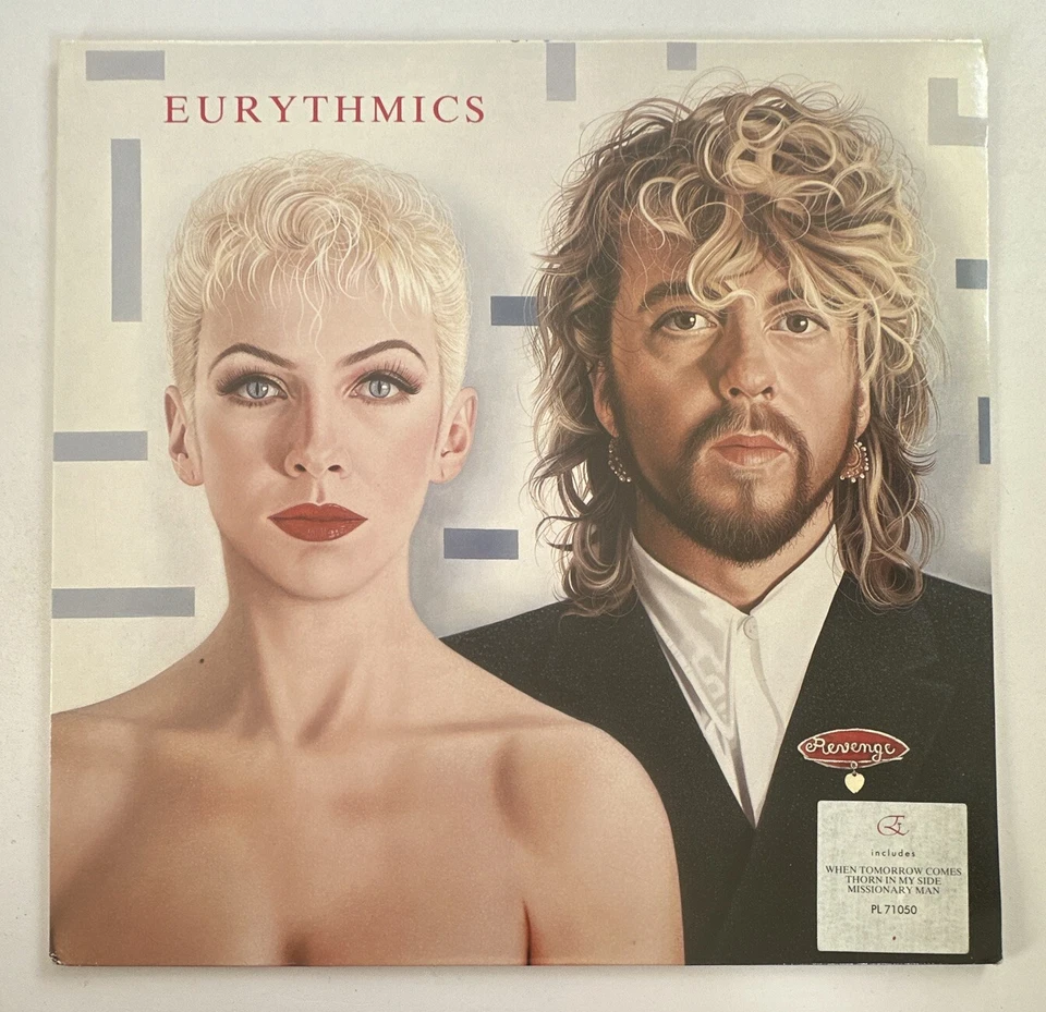Eurythmics - Revenge ~ Vinyl LP Record 80s Pop + Inner Lyric NM / NM - Image 2 of 4