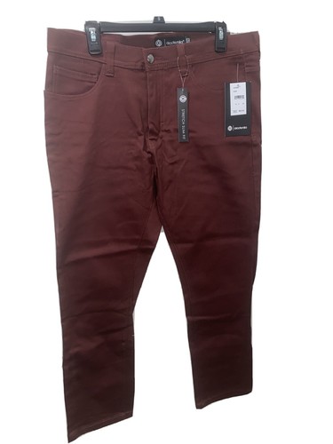 NWT Mens Akademiks Burgundy Jeans 