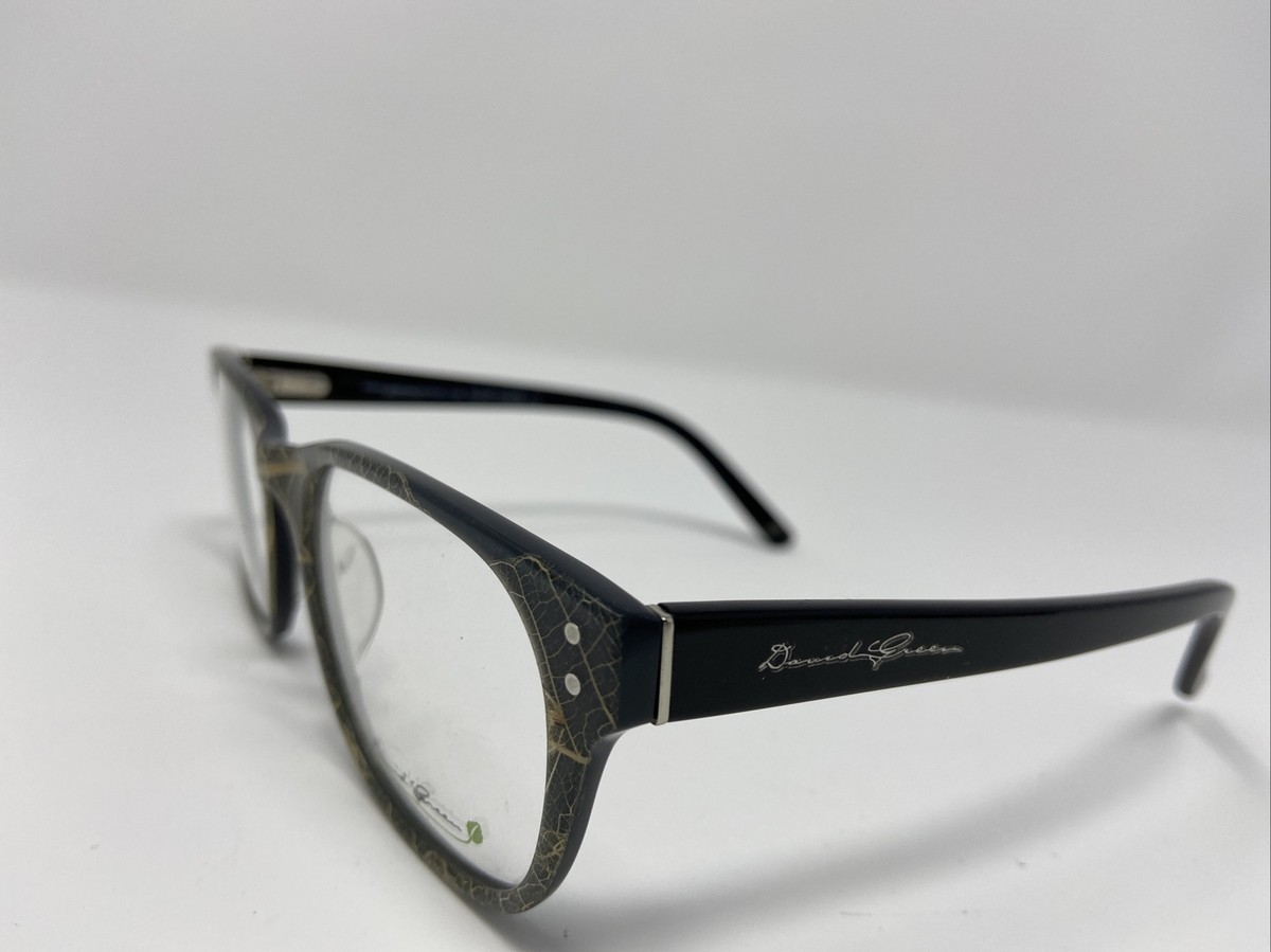 DAVID GREEN EYEGLASSES FRAME ANCHOR 1 54-20-140 GREY/BLACK/YELLOW
