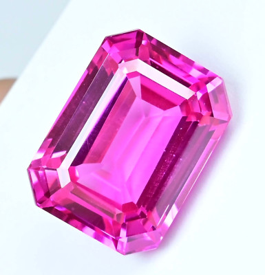 RARE Natural Mogok Pink Ruby 35.85 Ct Emerald Certified Flawless Loose Gemstone