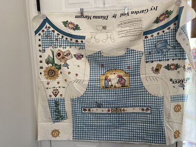 Ivy Garden Vest Fabric Panel by Dianna Marcum Adult Size XS (6-8) - L (18-20)
