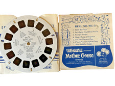 SAWYER'S VIEW-MASTER REEL MG-3 MOTHER GOOSE RHYMES W/BKLT  SLEEVE 195O