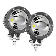 2x 4 80w Round Led Driving Light Spot Beam Driving Lamp Offroad 4wd Atv Us