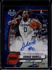 2024-25 Bowman Chrome University Prospect Auto Reptilian Blue Ahmad Nowell 6/150