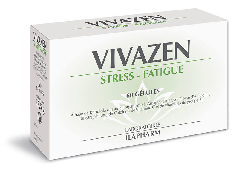 VIVAZEN Stress Fatigue Psychique Complément Alimentaire Anxiété Surmenage 60 Caps