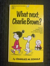 1959 WHAT NEXT CHARLIE BROWN by Charles M Schulz VG 4.0 Fawcett Paperback