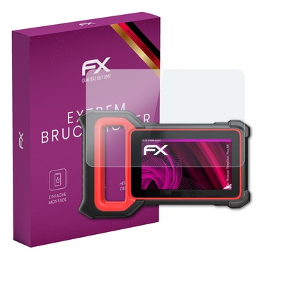 atFoliX Glasfolie für Thinkcar ThinkScan Plus S4 Displayfolie 9H Schutzpanzer