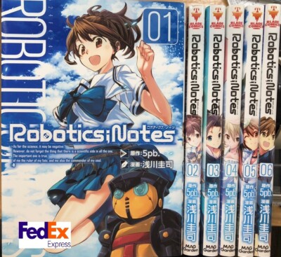 Robotics;Notes vol. 1~6 Set Complete Manga Comics Keiji Asakawa