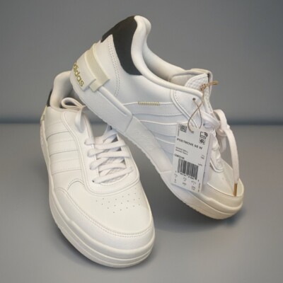 Adidas womens Post Move SE Basketball shoes Sz 9 Leather White BTS New |  eBay