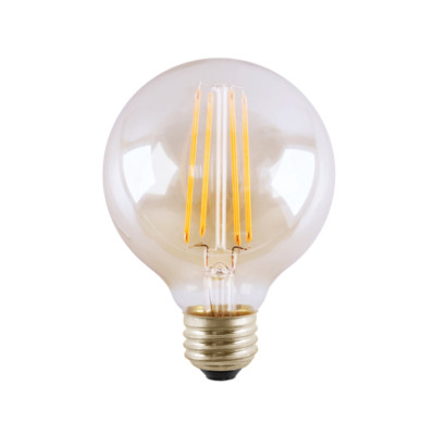 Halco 7W 2700K Clear Filament G25 Vintage LED E26 Base Replaces 100W 24637