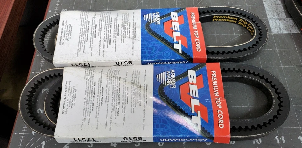 批量 (2) 17510 CANDA 装甲标志风扇皮带 9510,17510,17511 [A2B1] — 第 3/4 张图片