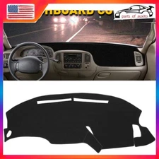 fits 1997-2003 FORD F150 DASH COVER MAT DASHBOARD PAD / Black
