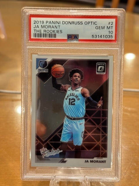 2019 Panini Donruss Optic The Rookies Rookie Ja Morant #2 PSA 10