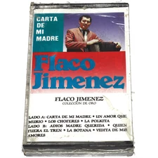 Flaco Jimenez - Coleccion De Oro (Cassette Tape 1989) NUEVO SELLADO NEW SEALED