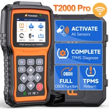 Foxwell T2000 Pro TPMS Relearn Tool OBD2 Scanner & Sensor Activation Diagnostic