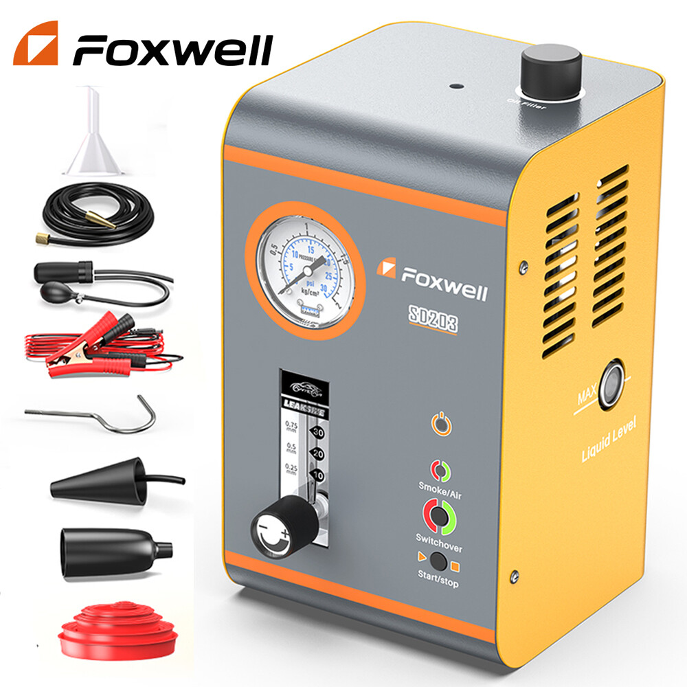 FOXWELL SD203 Automotive EVAP Smoke Machine Leak Detector Tester Diagnostic Tool